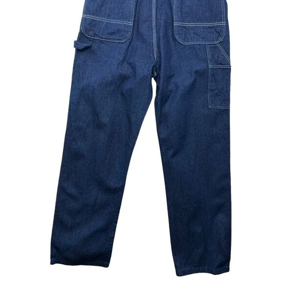 Vintage Liberty Men's Medium Wash Denim Overalls - Made in USA! - Picture 7 of 10
